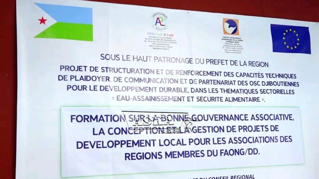 Ali-Sabieh : Atelier de Formation en Gouvernance Associative et Gestion de Projet de Développement Local