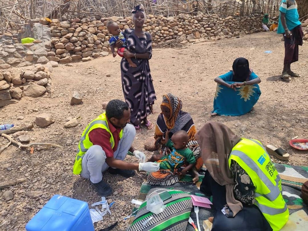 L’équipe mobile de Tadjourah s’active au pied du Mont Mabla