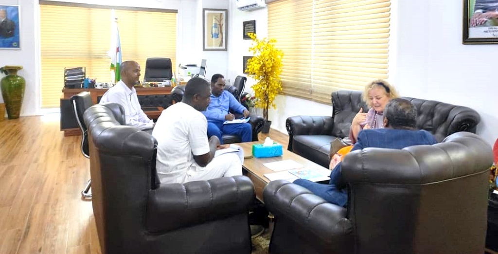 Franches et fructueuses discussions entre le ministre de l'Energie et la représentante d’Unicef-Djibouti