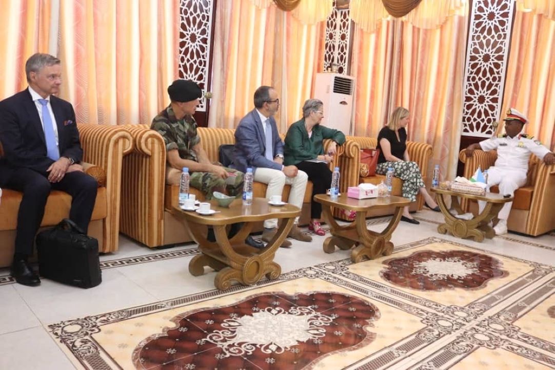 La Garde-côtes reçoit la visite de la présidente du comité politique et sécurité de l’Union Européenne