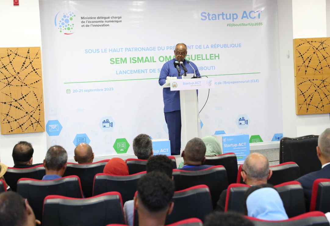 Le Président Guelleh appelle de ses vœux à la réalisation d’un élan général de notre société autour de l’Entreprenariat numérique