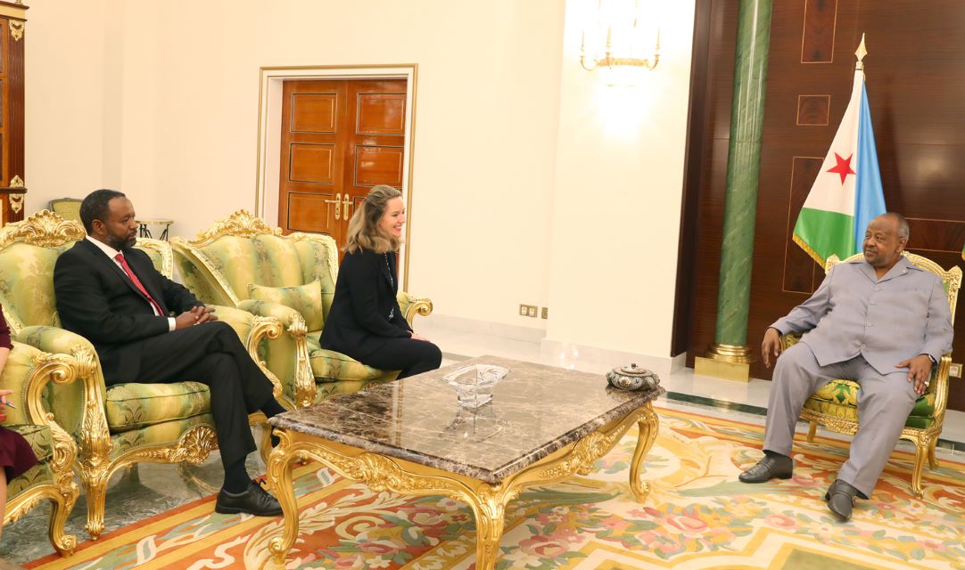 Le Président Guelleh reçoit la nouvelle Directrice Générale de l’OIM