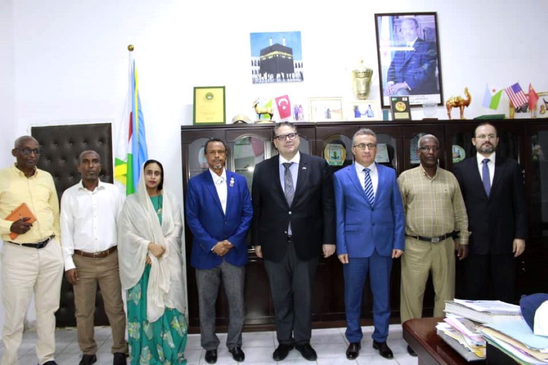 Le maire de la capitale reçoit l'ambassadeur de Turquie à Djibouti