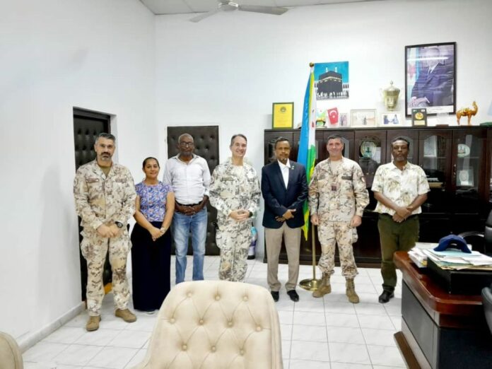 L’édile de la capitale reçoit le commandant de la base Italienne à Djibouti (1)