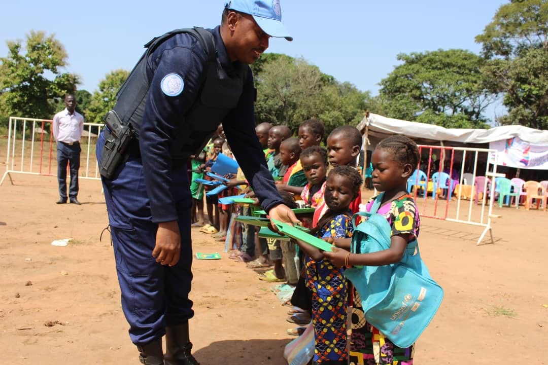 Noble geste du contingent FPU Djiboutien en République Centrafricaine
