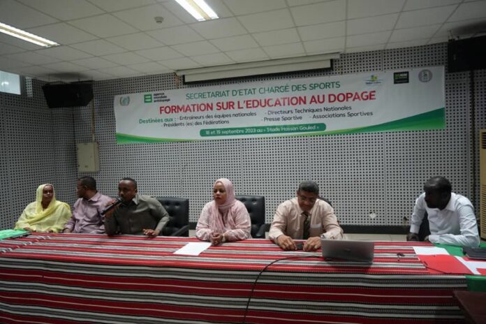Stade Gouled lancement de la formation sur l’éducation au dopage (2)