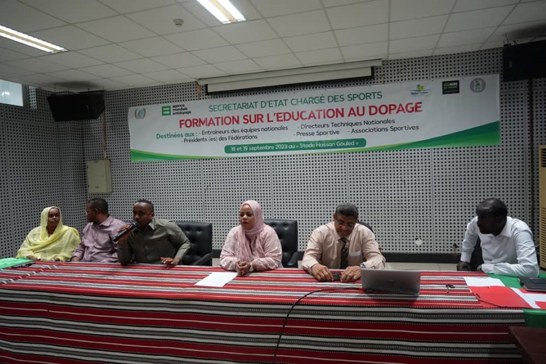 Stade Gouled : lancement de la formation sur l’éducation au dopage