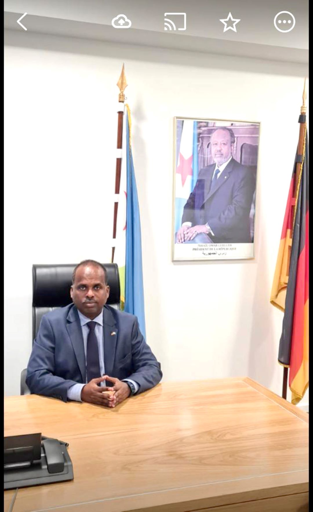 « Notre ambassade s’efforce de promouvoir une coopération bilatérale  dans les énergies vertes car l’Allemagne est un pays qui y est très engagé», déclare l’ambassadeur de Djibouti en Allemagne