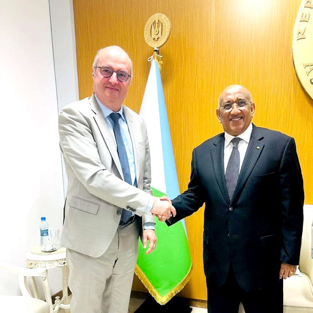 Le président de l’Assemblée nationale reçoit l’ambassadeur de la confédération de Suisse auprès de la république de Djibouti