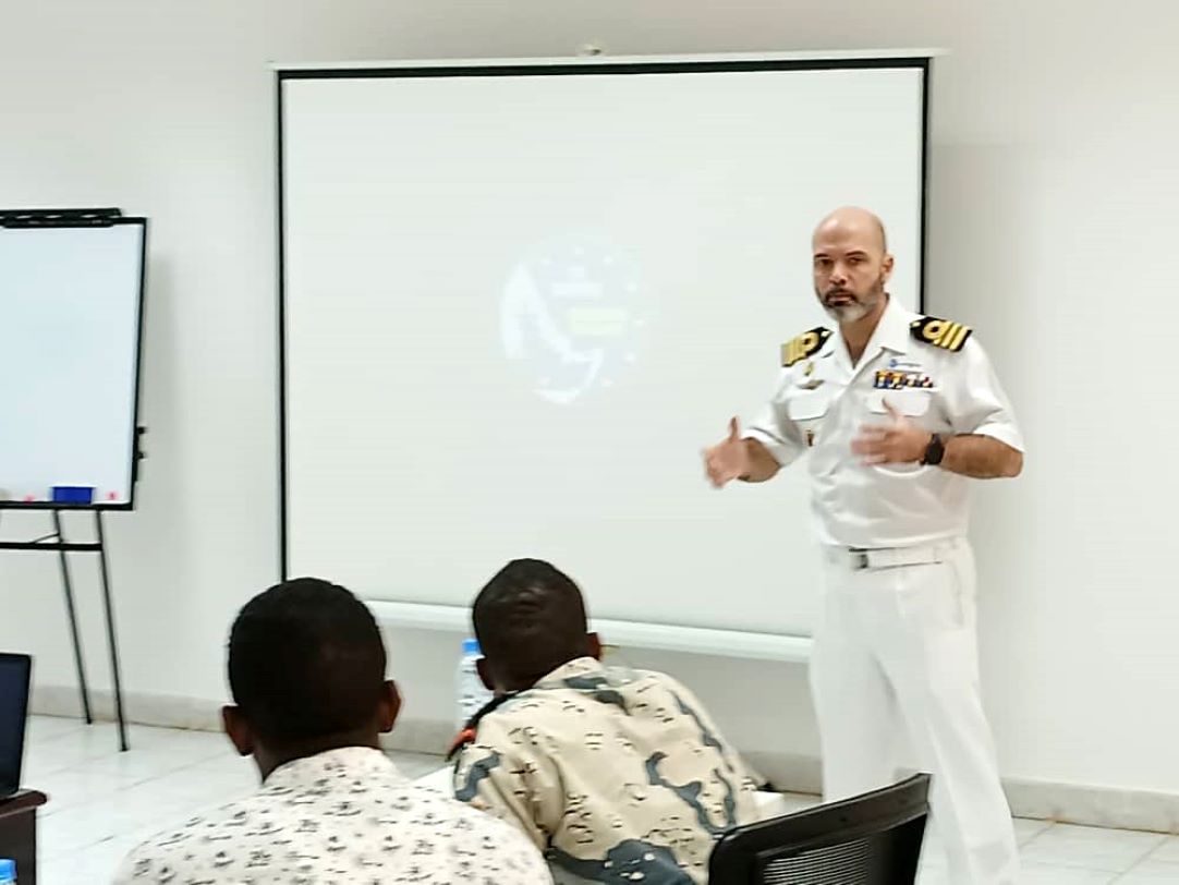 Conférence du Commandant de la force navale Atalante de l’UE au CRFM de Djibouti