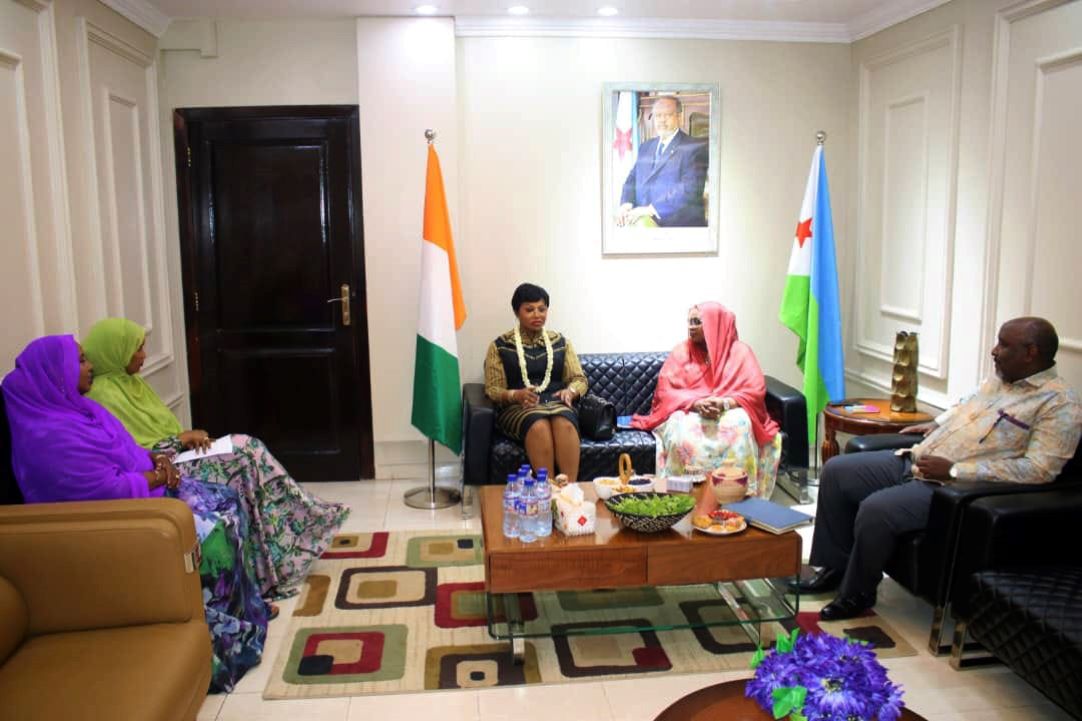 La ministre ivoirienne de la Femme, de la Famille et de l'Enfant effectue une visite de travail de 48h à Djibouti