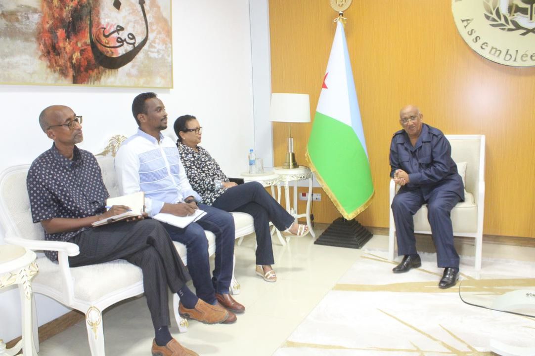 Le président de l’Assemblée Nationale reçoit Mme Marie Natalis
