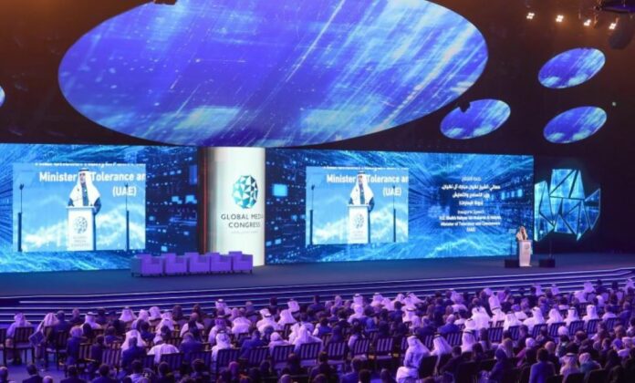 Ouverture à Abou Dhabi du 2e Congrès mondial des médias