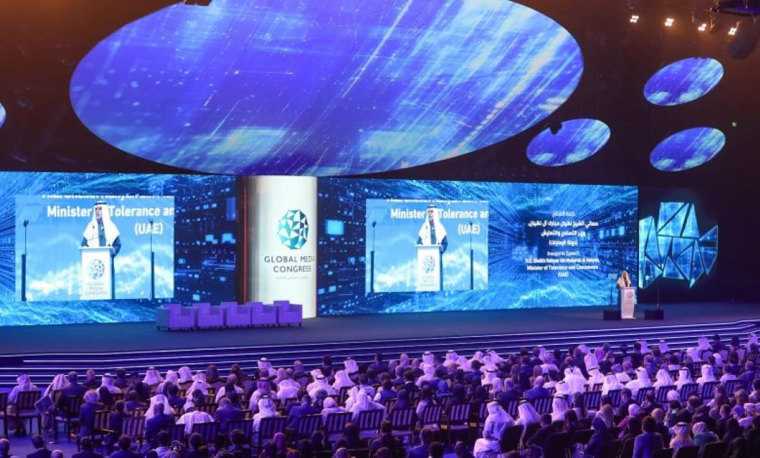 Ouverture à Abou Dhabi du 2e Congrès mondial des médias