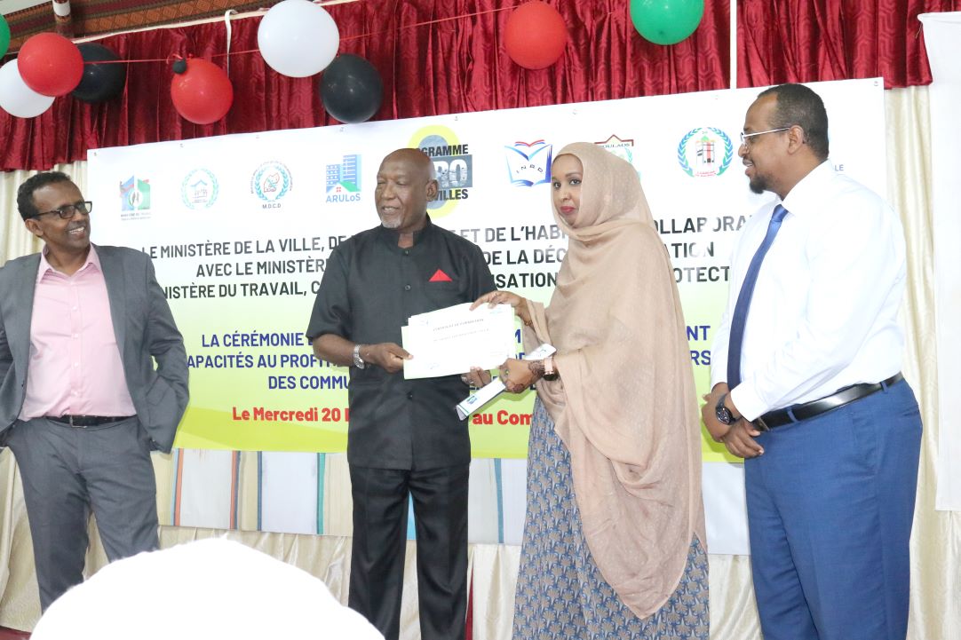 Clôture du programme de renforcement des capacités au profit des élus locaux et des membres du personnel des communes de Balbala et Boulaos