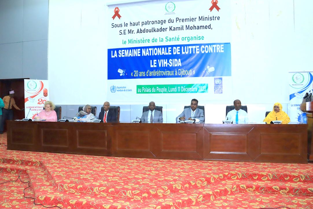 Lancement de la semaine nationale de lutte contre le VIH/SIDA : Le ministère de la santé commémore également les 20 ans de traitement avec les antirétroviraux à Djibouti