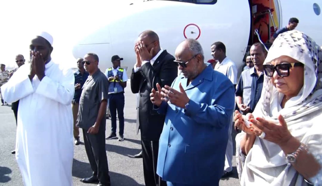 Le couple présidentiel REND un dernier hommage à la défunte Kadija Mohamed Dirieh