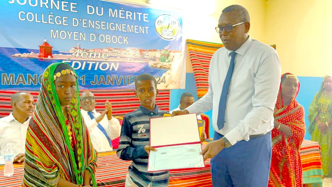 Cérémonie de récompense des meilleurs élèves du collège d’Obock