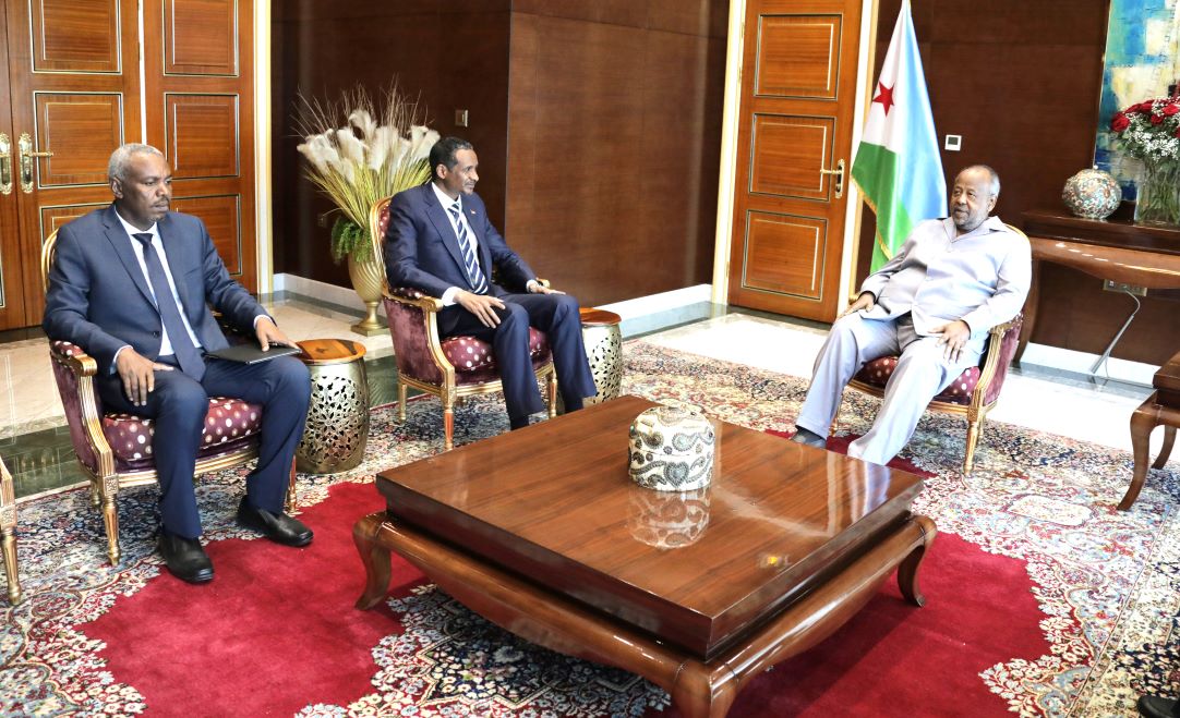 Le Président Guelleh reçoit le général Mohamed Hamdane Daglo, Chef des Forces de Soutien Rapide (FSR) du Soudan