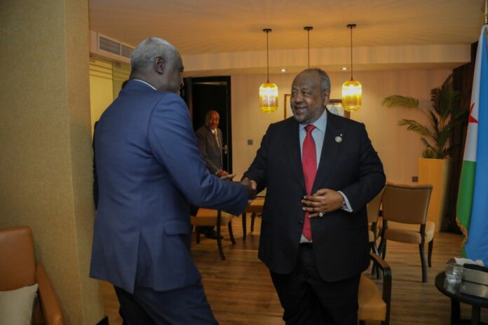 Rencontre entre le président Guelleh et le président de la Commission de l’UA