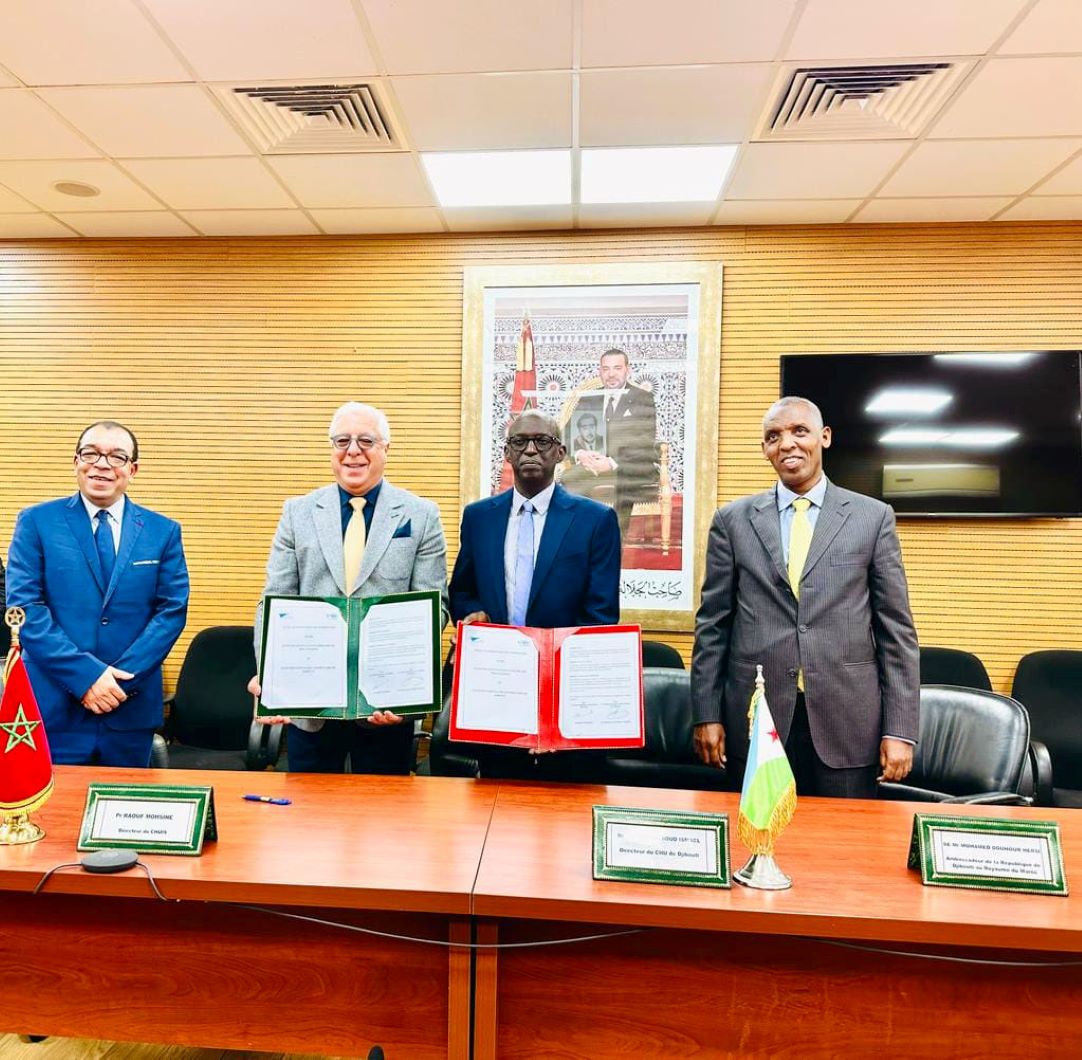 Rabat : signature d'une convention de coopération entre le CHU de Djibouti et le CHU Ibn Sina