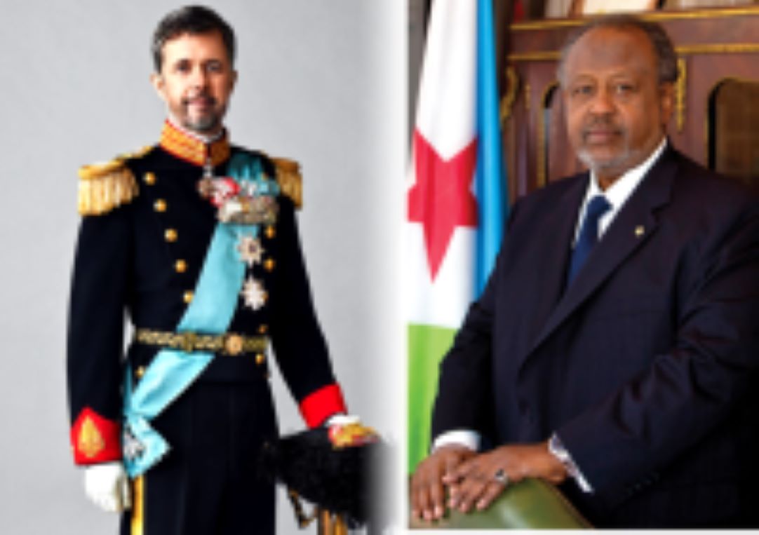 Le Président Guelleh forme des vœux de succès et de réussite au nouveau roi du Danemark