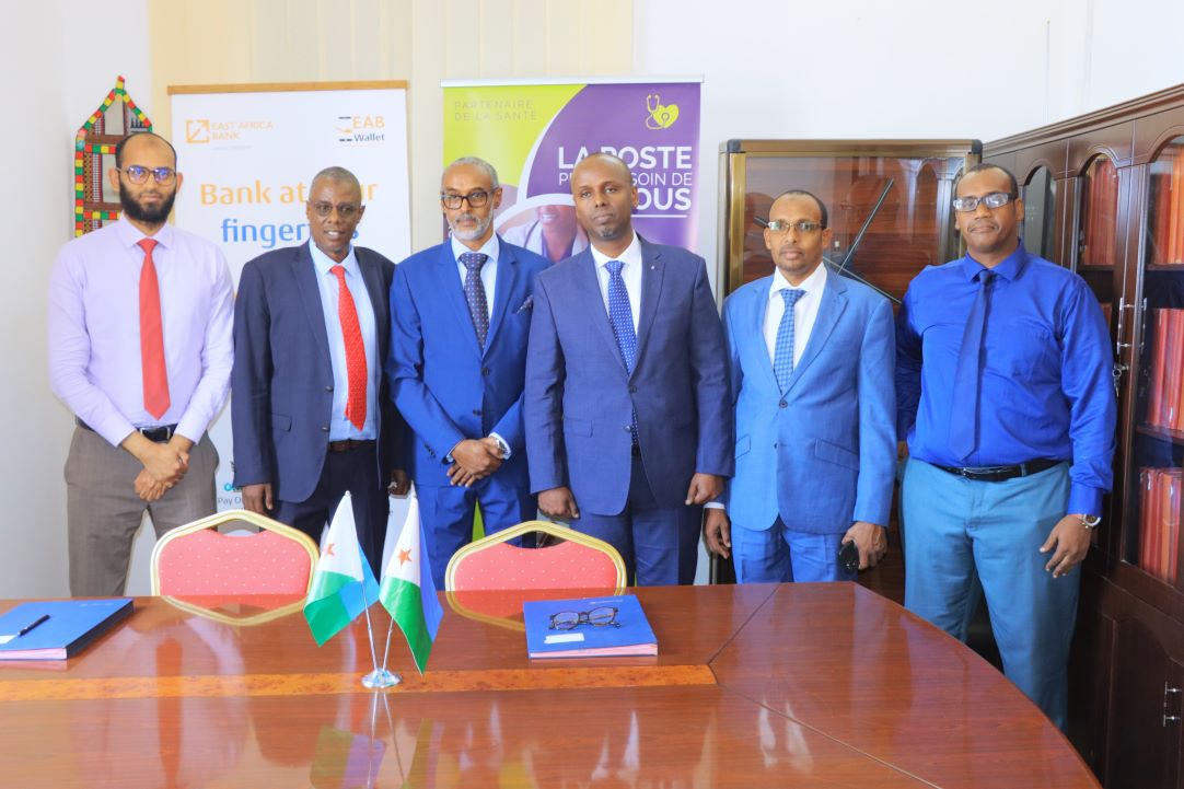 La poste de Djibouti et l'East Africa Bank signent un accord de partenariat stratégique