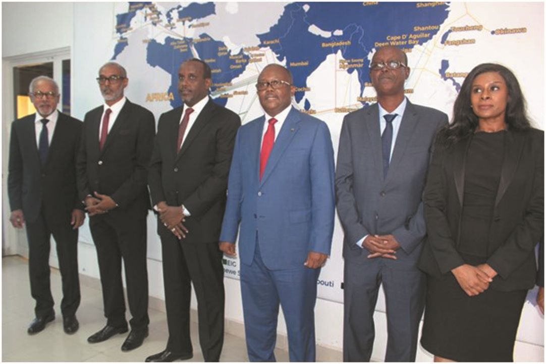 Le Président bissau-guinéen visite la station d'atterrissement des câbles sous-marins de Djibouti-Télécom