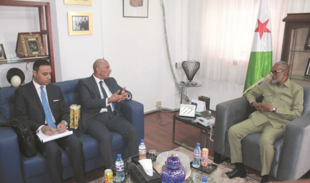 Le ministre de la justice reçoit le nouvel ambassadeur d’Egypte accrédité à Djibouti