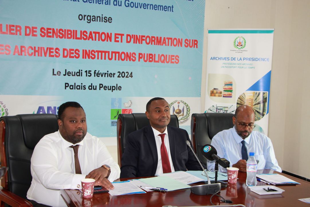 · Atelier de sensibilisation et d’information sur les archives des institutions publiques￼