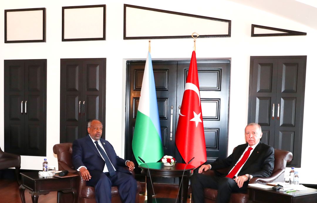 Le Président Guelleh en audience bilatérale avec son homologue turc