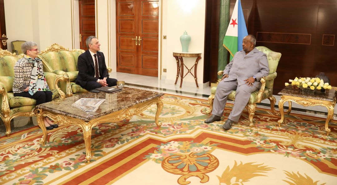 Le Président Guelleh reçoit le Chef de la diplomatie de la Confédération Suisse