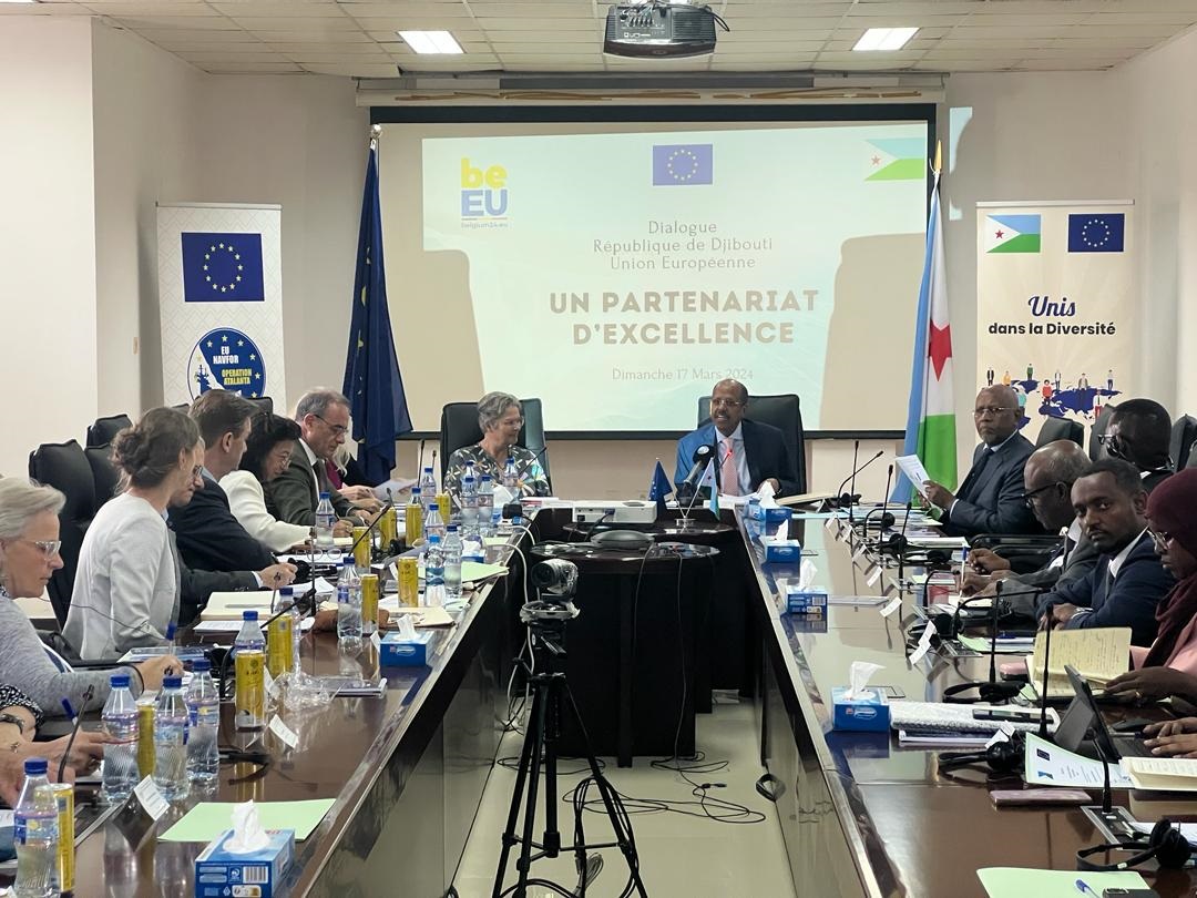 Rencontre fructueuse entre Djibouti et l'Union Européenne renforçant la coopération stratégique