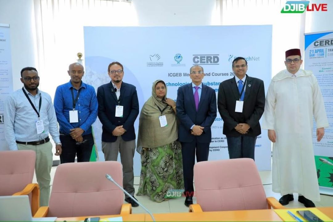 CERD / ICGEB  ; Conférence de 3 jours dans le cadre du projet BiotechNet intitulée « Biotechnologie des substances naturelles et de l’environnement »