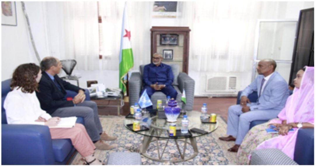 Entrevue entre le ministre de la justice et le coordinateur résident du système des Nations Unies à Djibouti