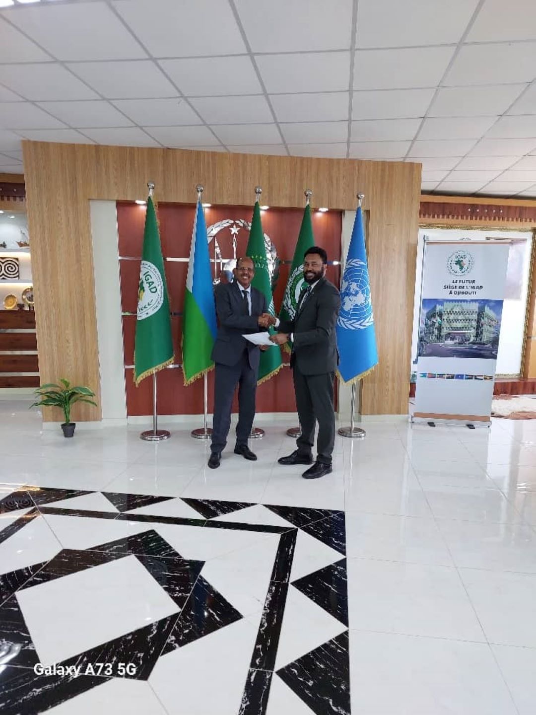 Le chef de la diplomatie djiboutienne reçoit l’envoyé spécial du ministère des affaires étrangères de la Finlande pour la Corne de l'Afrique