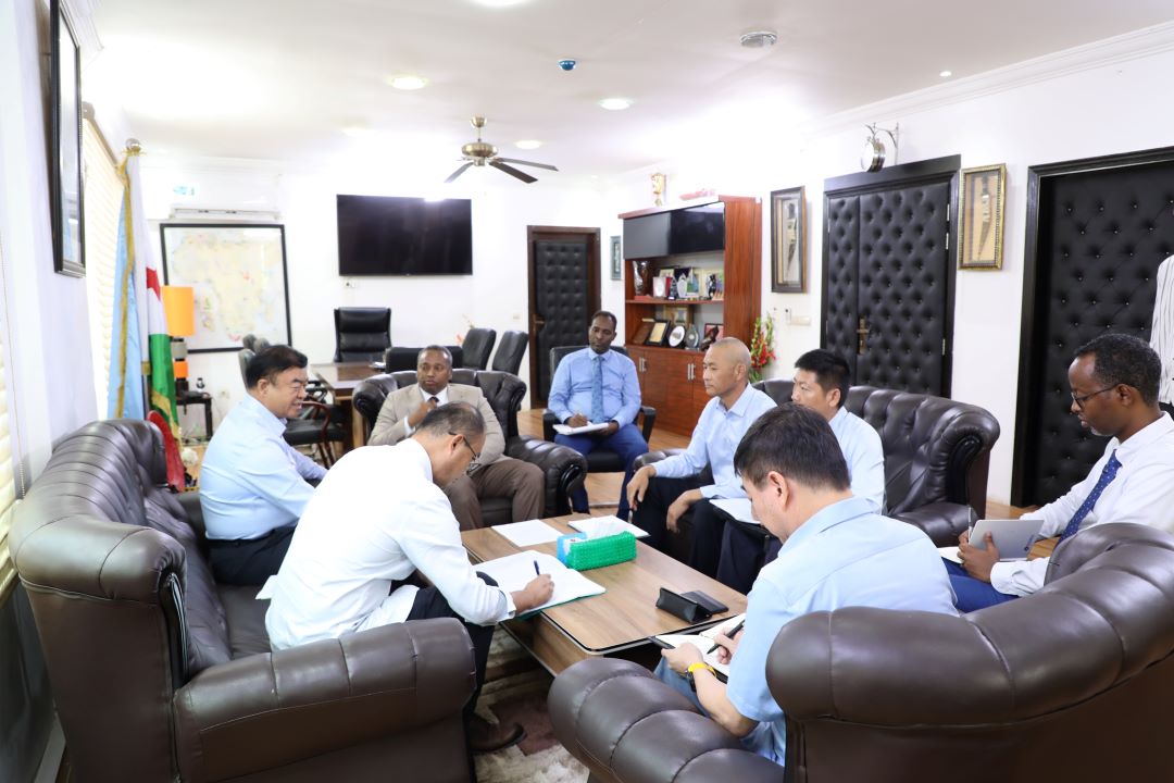 Le ministre Yonis Ali Guedi reçoit le président du groupe chinois Shandong Haiwang Chemical