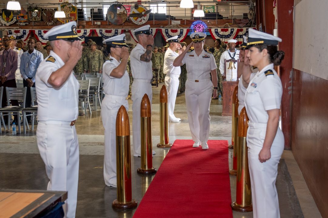 Changement de commandement du Camp Lemonnier