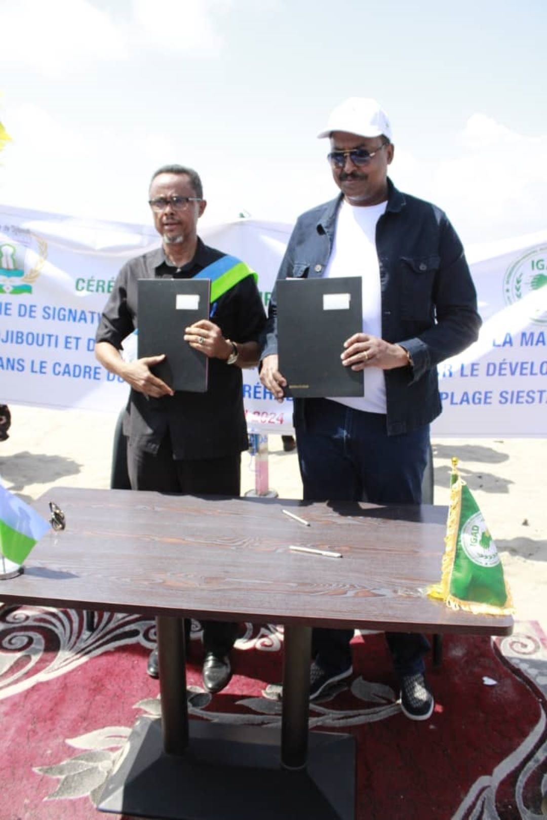 Accord de partenariat entre la mairie de Djibouti et l’IGAD pour la réhabilitation de la plage Siesta
