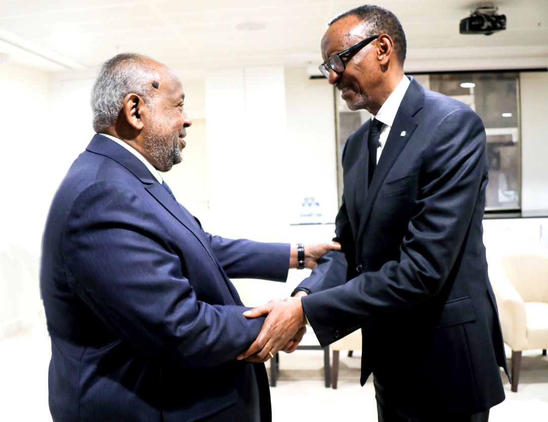 Entretien bilatéral du Président Guelleh avec son homologue rwandais
