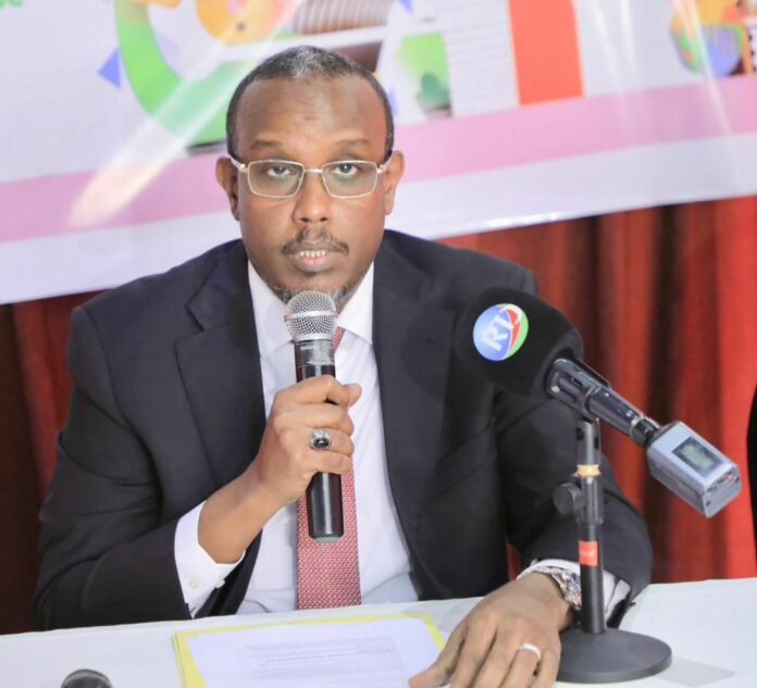 Radwan Abdillahi Bahdon Ministre de la communication chargé des postes et des