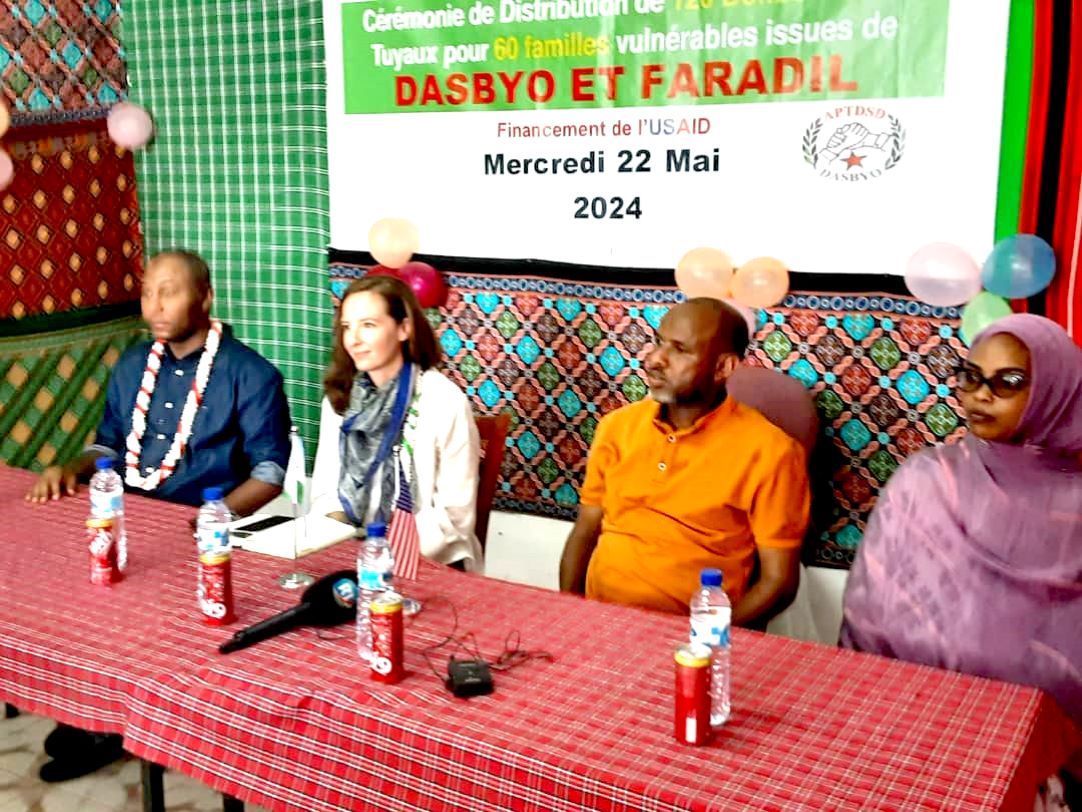 Région d’Ali-Sabieh : L’Association pour la  Promotion du Tourisme et du Développement Social de Daasbiyo en combat contre la soif