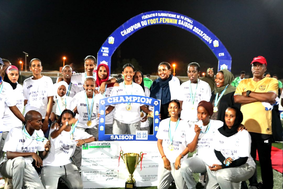 Championnat du football féminin/Une 10e étoile pour les FAD : La consécration pour l’équipe des Forces Armées Djiboutiennes