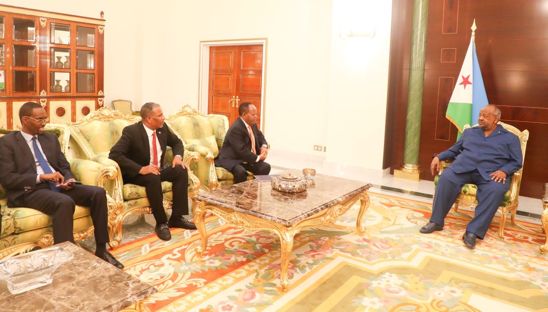 Le Président Guelleh reçoit le nouveau chef de la diplomatie éthiopienne