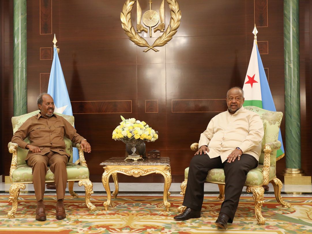 Le Président Guelleh reçoit son homologue somalien
