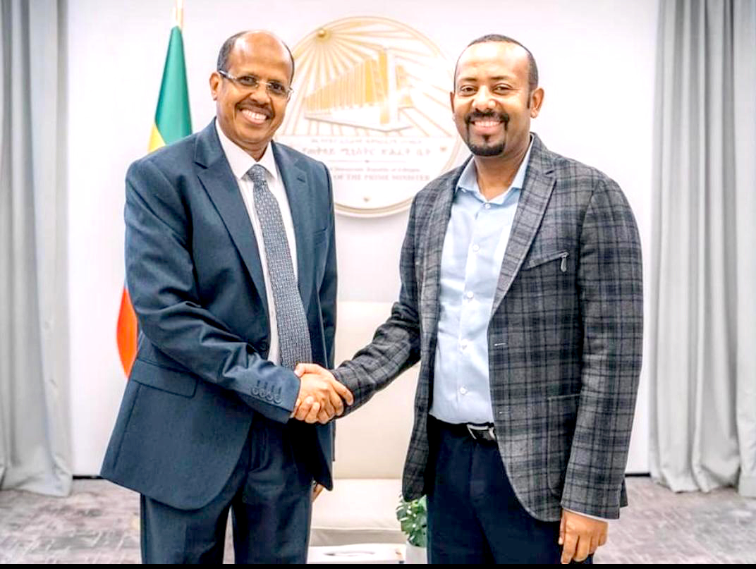 Le chef de la diplomatie djiboutienne reçu à Addis-Abeba par le Premier ministre Abiy Ahmed