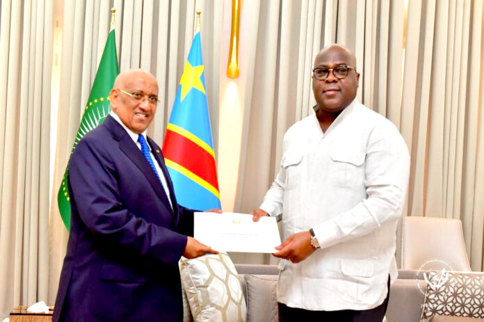 Le président de l’assemblée nationale reçu par le président de la république démocratique du Congo, Félix-Antoine Tshisekedi Tshilombo (2)