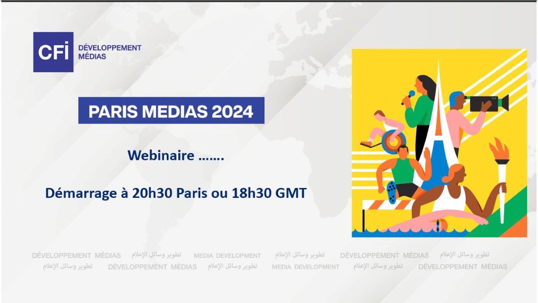 Webinaires de CFI : une préparation efficace des journalistes de l’Afrique francophone à la couverture des JO de Paris