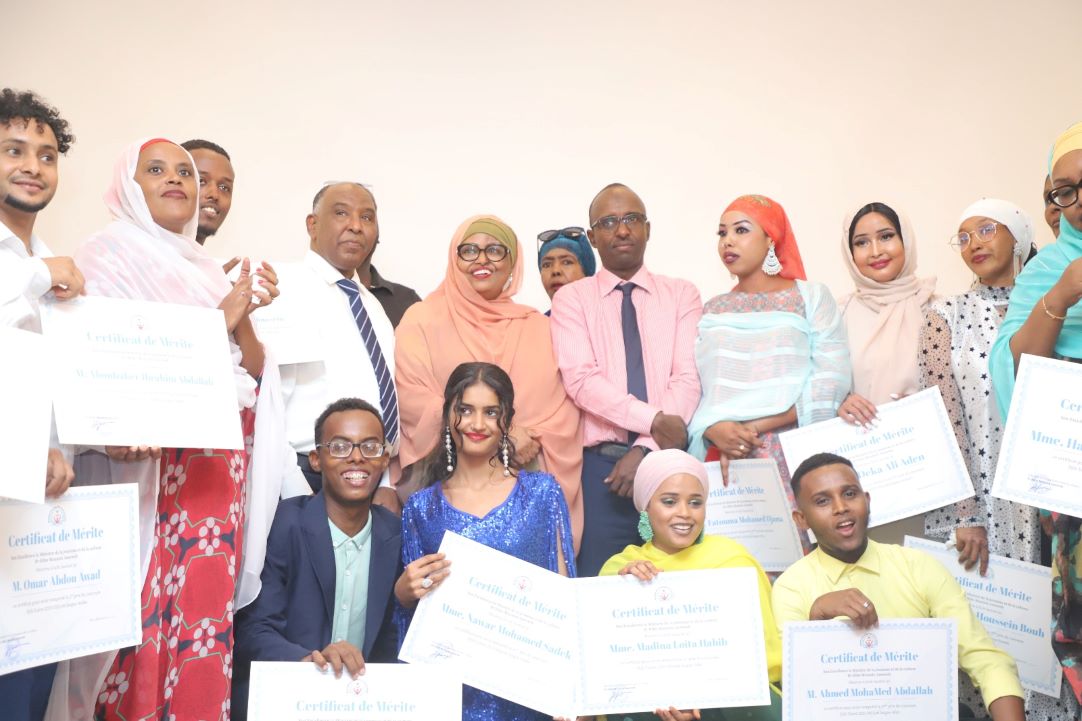 Cérémonie de remise de certificats aux jeunes lauréats Djib-Talent