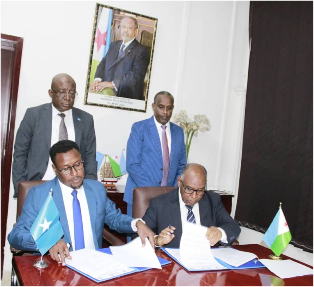 Djibouti-Somalie : Signature  d’un protocole d’accord entre la RTD et la SNTV-Radio Mogadiscio